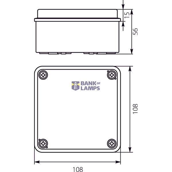 Hermetic box without weakening image 2