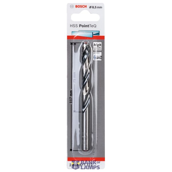HSS Twist Drill Bit PointTeQ 8.5mm 1 pcs. image 2