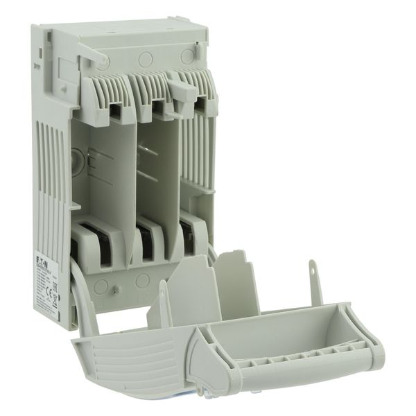 Switch disconnector, low voltage, 160 A, AC 690 V, NH000, AC21B, 3P, IEC, plate mounting, lug terminals - M8 screws, with microswitch image 42