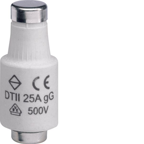 Fuse-link DII 25A 500V gG with indicator image 1