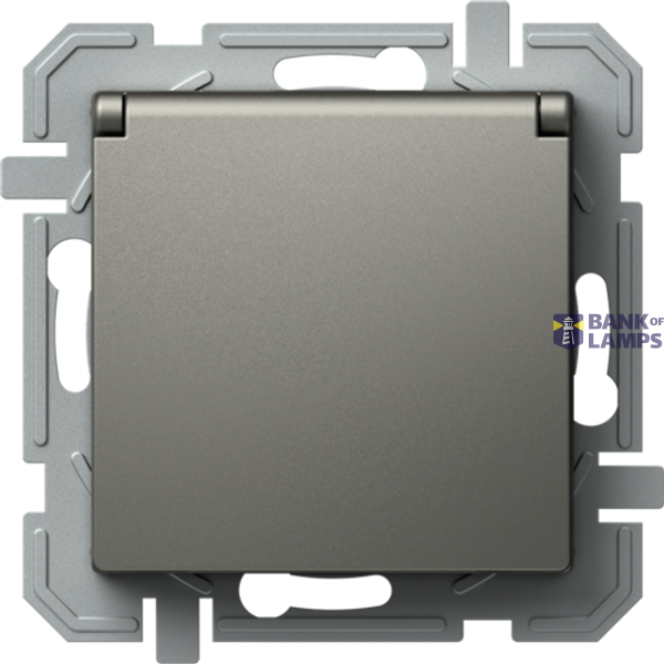 SOCKET FRENCH+COVER 2P+E 16A 250V~ TI XO 4417084 image 1