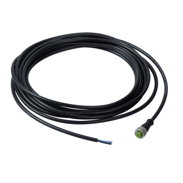 5m cable with M12 socket BK image 2