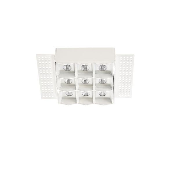 Downlight Bento Standard Square Trimless 18.3W LED warm-white 2700K CRI 90 33.8º White IP23 1378lm image 1
