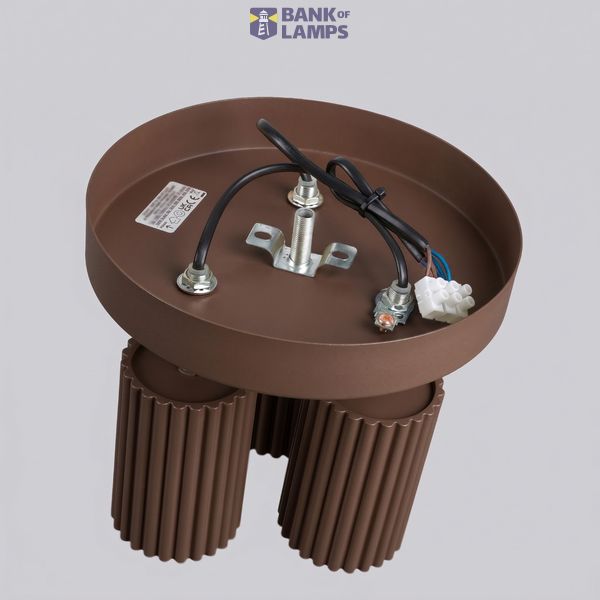 Ceiling lamp KARBON 3P brown image 8