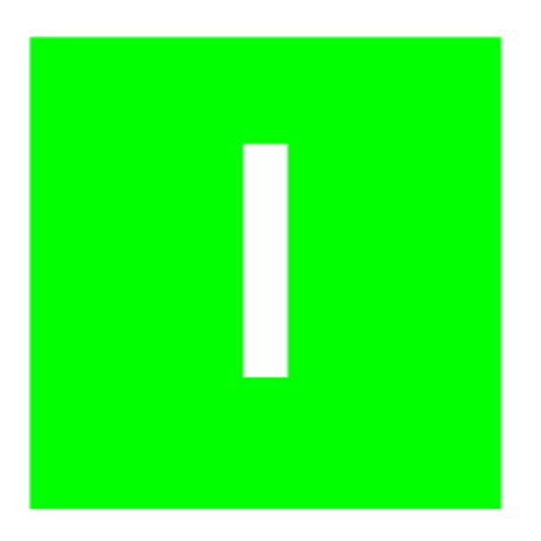 11TQ18 Button plate for push-button, Name: ON, 18 x 18 image 2