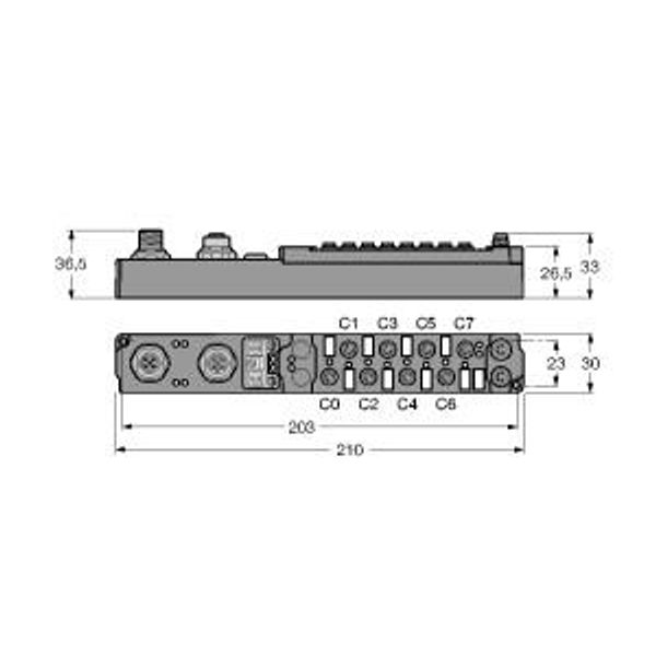 piconet stand-alone module for DeviceNet 8 Digital PNP Inputs Filter 3 ms   SDNB-0800D-1007 image 1