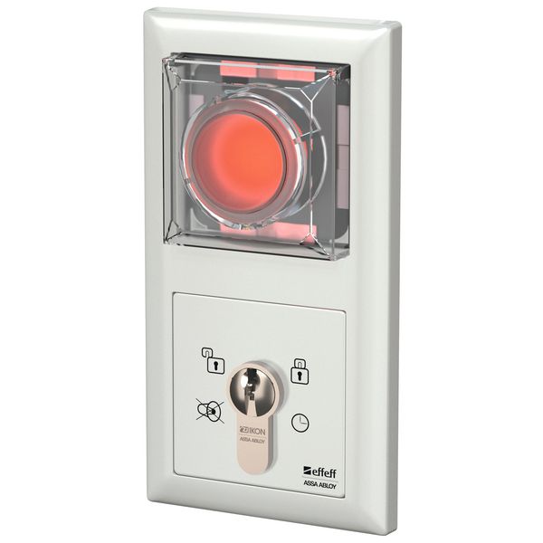 Flush-mounted escape door control terminal, offline image 1
