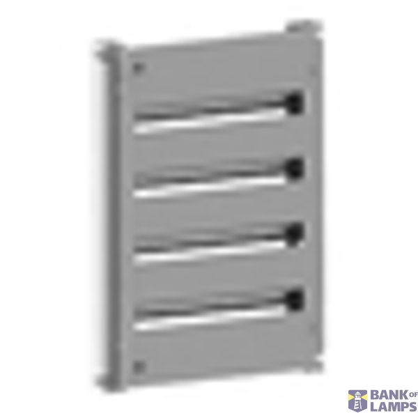 Modular chassis 5-rows each 36 MW, swingable, with DIN-rails image 2