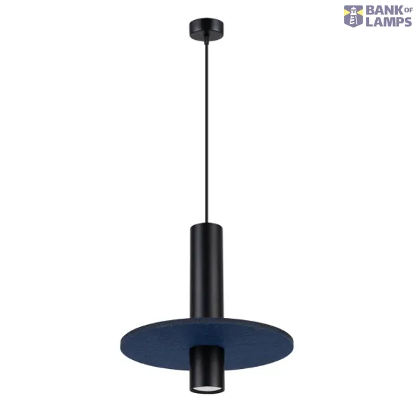 Pendant lamp PELTA 1 black/navy image 1