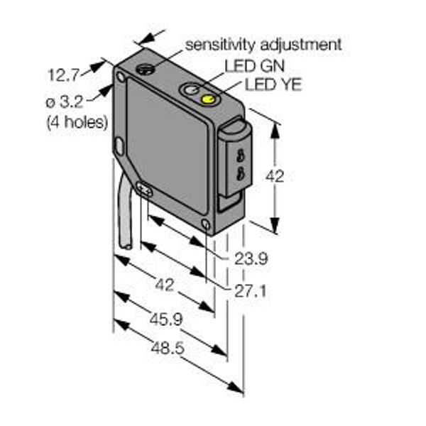Photoelectric Sensor Photoelectric Sensor for Plastic Fibers   QM42VP6FP image 1