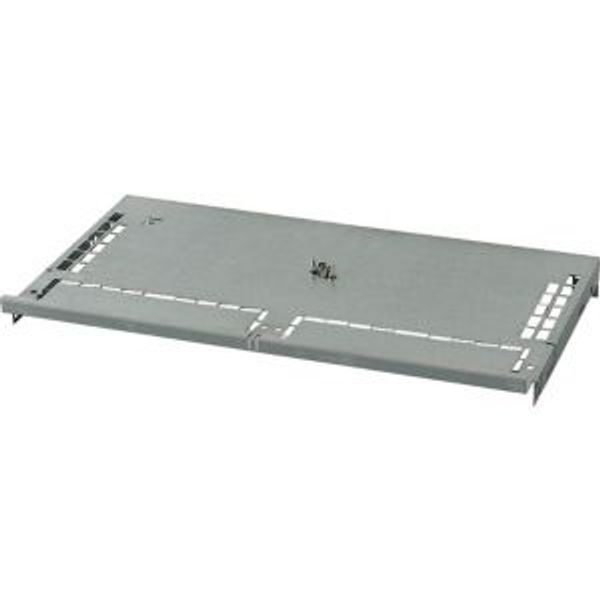 XP2N4F-MCB06 Partition, 2xNZM4 component mounting area/cable connection area, fixed mounted design, main busbar back, W=600mm image 4