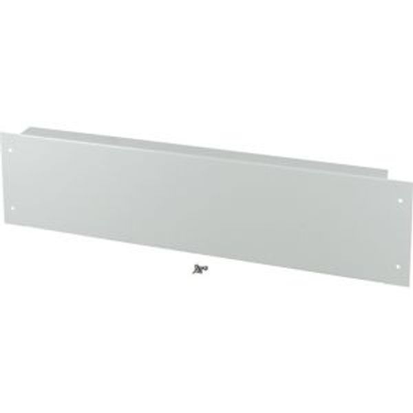 XLSPL2F85 Plinth, front plate for HxW 200 x 850mm, grey image 2