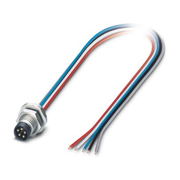 SACC-E-M8MS-5CON-M10/0,5 DN - Device connector front mounting image 3