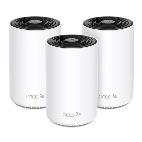 TP-LINK – DECO XE75 PRO(3-PACK) – Mesh Wi-Fi 6E system (3-pack) image 1