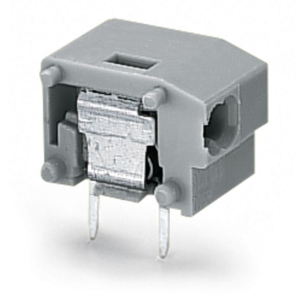 Stackable 2-conductor PCB terminal block 0.75 mm² Pin spacing 10/10.16 image 1