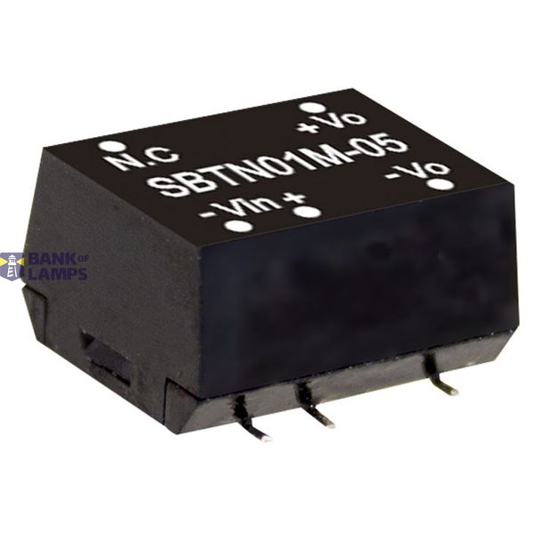 SBTN01N-05 SMD DC/DC converter 24:5V 200mA, MEAN WELL image 1