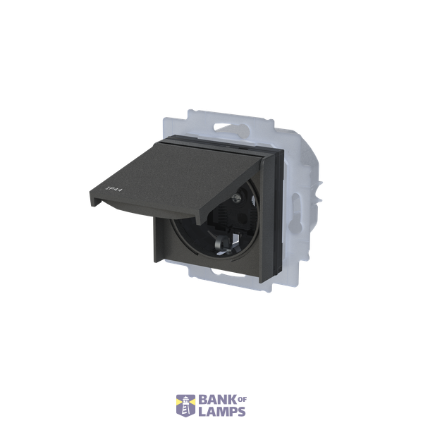 Socket with earthing contacts IP44 image 3