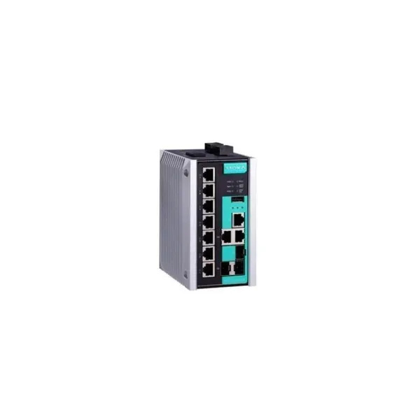 MOXA – EDS-510E-3GTXSFP-T – Managed Gigabit Ethernet switch with 7 10/100BaseT(X) ports image 1