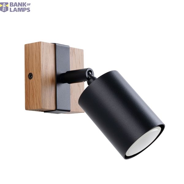 Wall lamp FAGER 1 black image 2