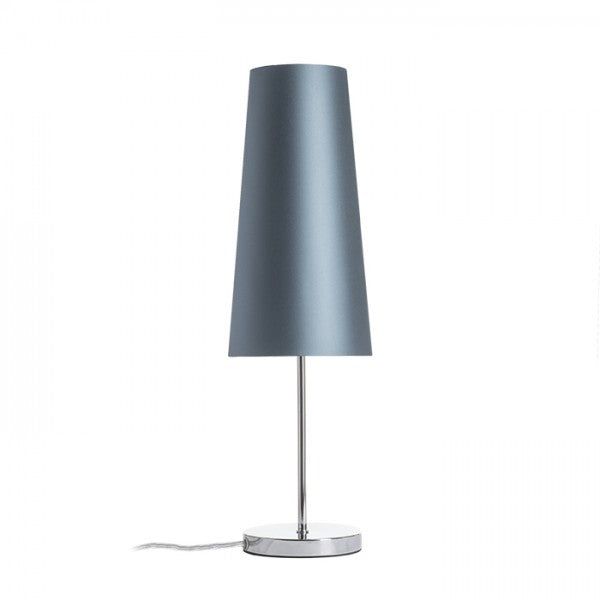 NYC/CONNY 15/30 table Monaco petrol blue/silver PVC/chrome 230V LED E27 11W image 1