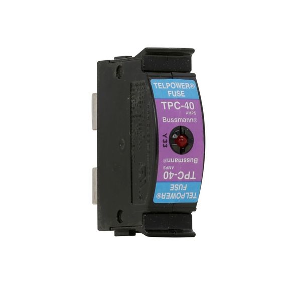 Eaton Bussmann series TPC telecommunication fuse, 80 Vdc, 60A, 100 kAIC, Non Indicating, Compact, Current-limiting image 12
