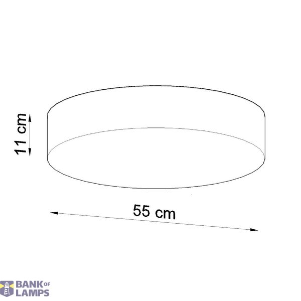 CEILING LAMP ARENA 55 BLACK E27 4X60W IP20 image 8