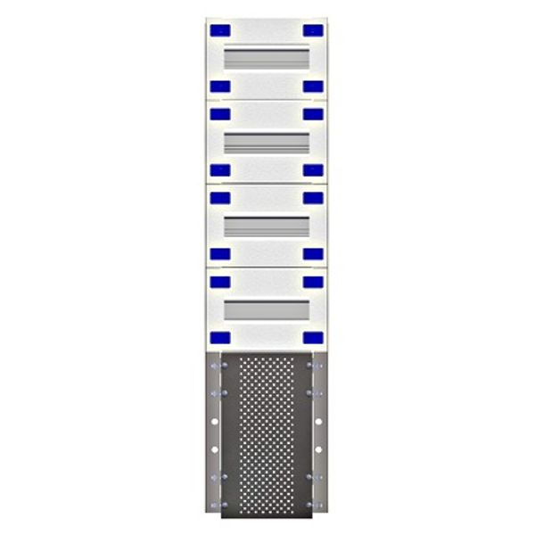 Combination Distributor Modular chassis 200mm 18HU, complete image 1