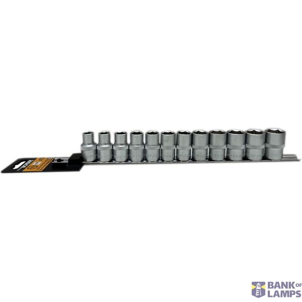 Socket set Ironside 1/2"10-21mm 12pcs. image 1