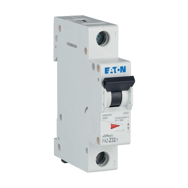Miniature circuit breaker (MCB), 32 A, 1p, characteristic: Z image 15