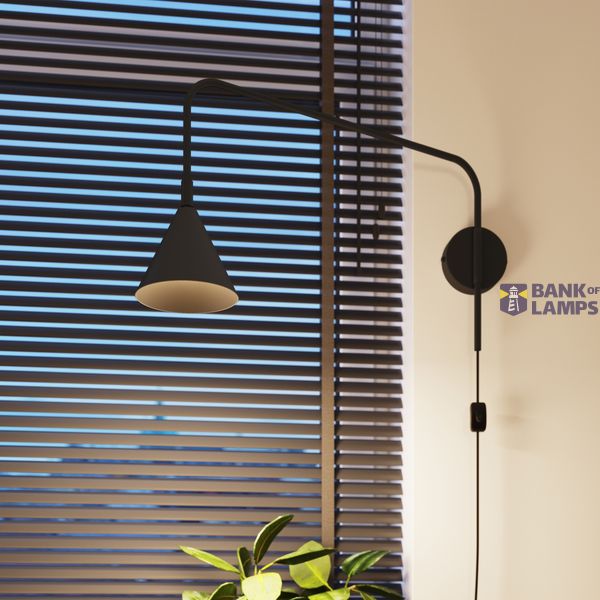 Wall lamp NOX black image 7