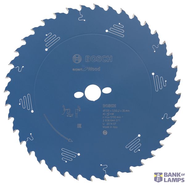Circular saw blade Expert for Wood 330 x 30 x 3,5 mm, 40 image 1