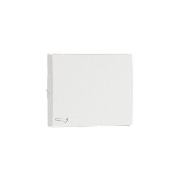 ROCKER F/SWITCHES W/LOCK SYMBOL WHITE image 1