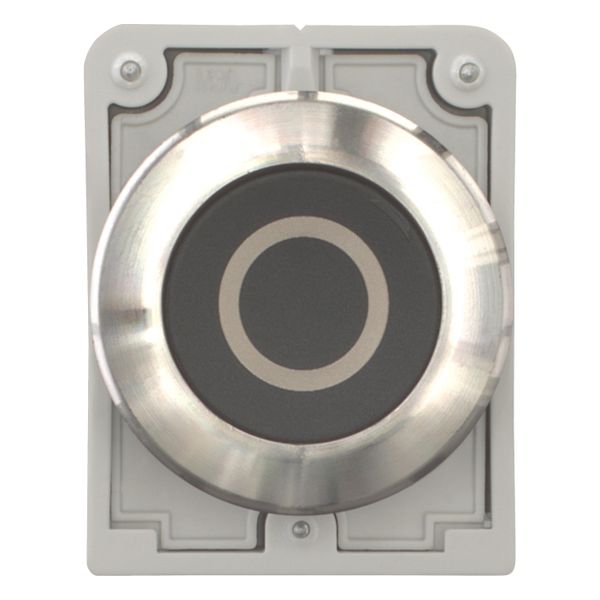 M30I-FD-S-X0 Pushbutton, RMQ-Titan, flat, momentary, black, inscribed, Front ring stainless steel image 5