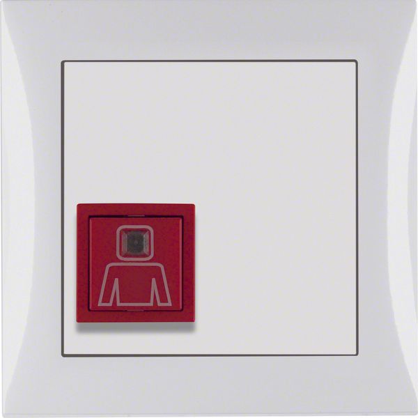 Call button frame, S.1, p. white glossy image 2