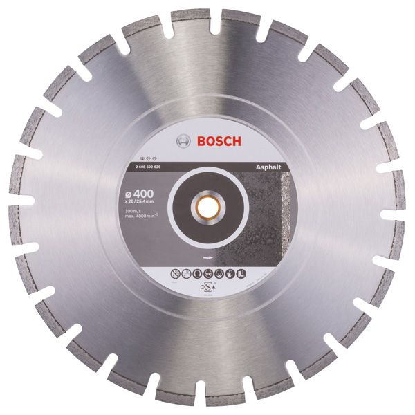 Standard for Asphalt diamond cutting disc 400 x 20/25,40 x 3,6 x 10 mm image 1
