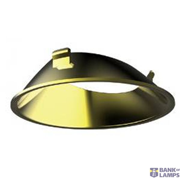 Avalon Circular Housing Fixed Cut-out Ø75mm Brass image 1