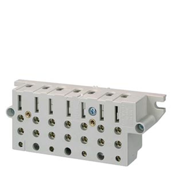 Set of meter plug-in terminals 63 A with pins and sealing cover image 1