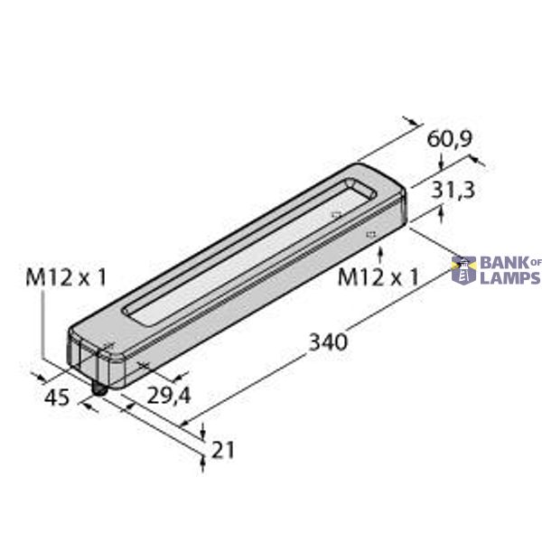 LED Linear Light In the Metal Housing   WLC60CW340GAR image 1