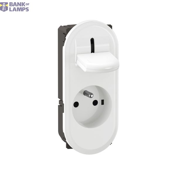 2P+E EASY HANDLE SOCKET WHITE image 1