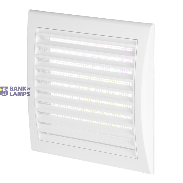 LUNA Series grille - with anti-insect net and shutter image 1