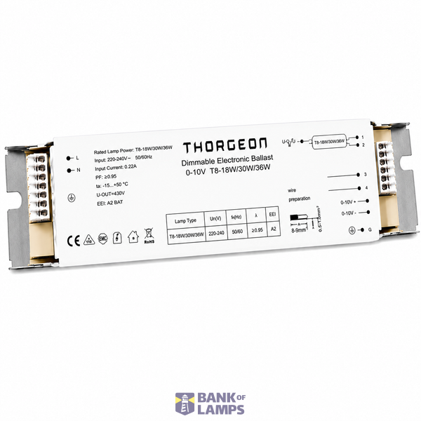 Dimmable Electronic Ballast 0-10V T8-18W/30W/36W image 1