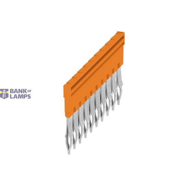 Bridge jumper 4 mm², 10-way, spring clamp image 1