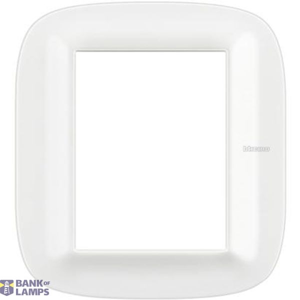 BTAX Cover frame 3+3M WHITE/CORIAN HB4826CGW image 1