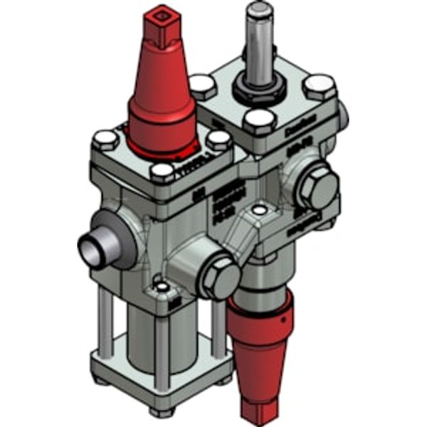 Valve station, ICF 15-4-9, 20 mm, Connection standard: EN 10220 image 1