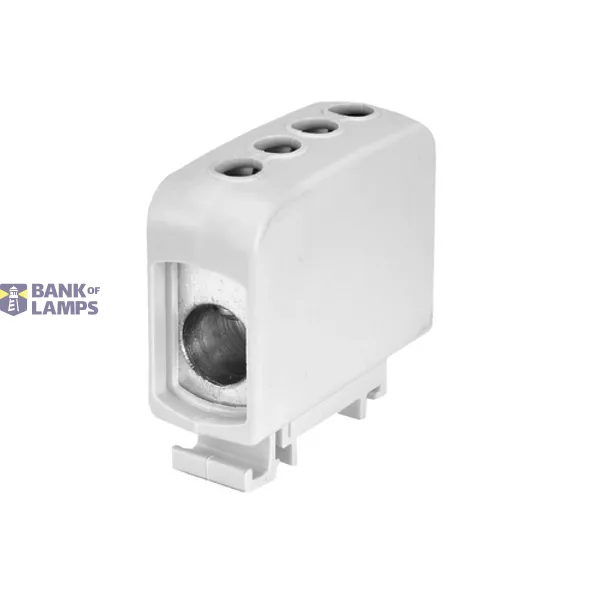 AL/CU universal rail-mounted terminal block ZGG1x70/2x35s grey image 2