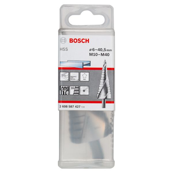 Step drill bits HSS M10-M4, 10,0 mm, 125,5 mm 1 pcs. image 3