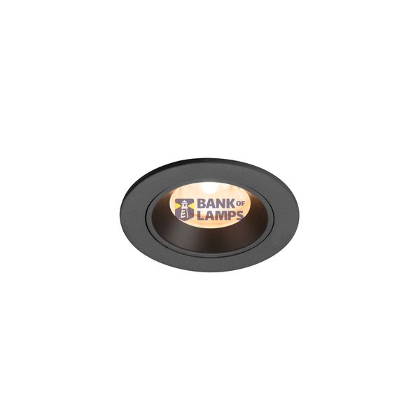 NUMINOS© XS recessed ceiling light 2700K 40ø IP20 round bl image 1