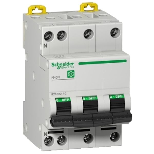 Multi 9 - N40N - MCB - 3P + N - 40 A - C Curve - 415 V - 10 kA image 2