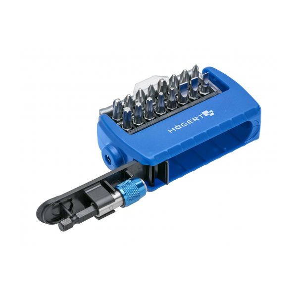 HOEGERT 17-piece screwdriver bits set image 1