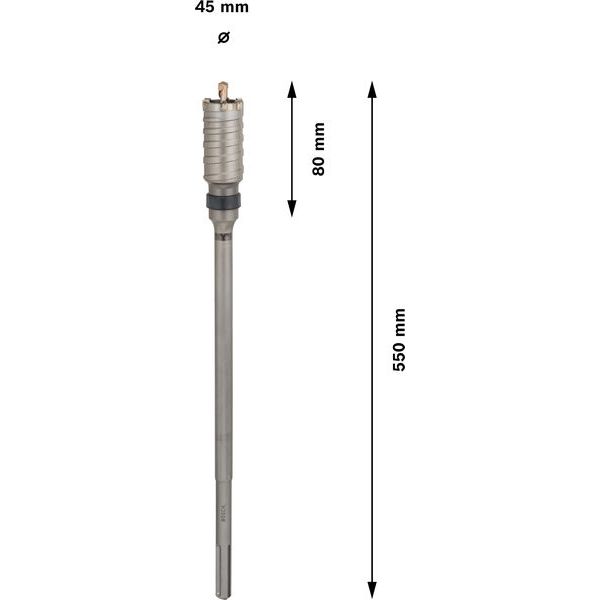 SDS-max-9 core cutter 45 x 80 x 420 mm image 2